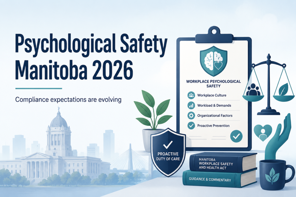 The Workplace Safety and Health Act (Manitoba), C.C.S.M. c. W210 – New relevant development